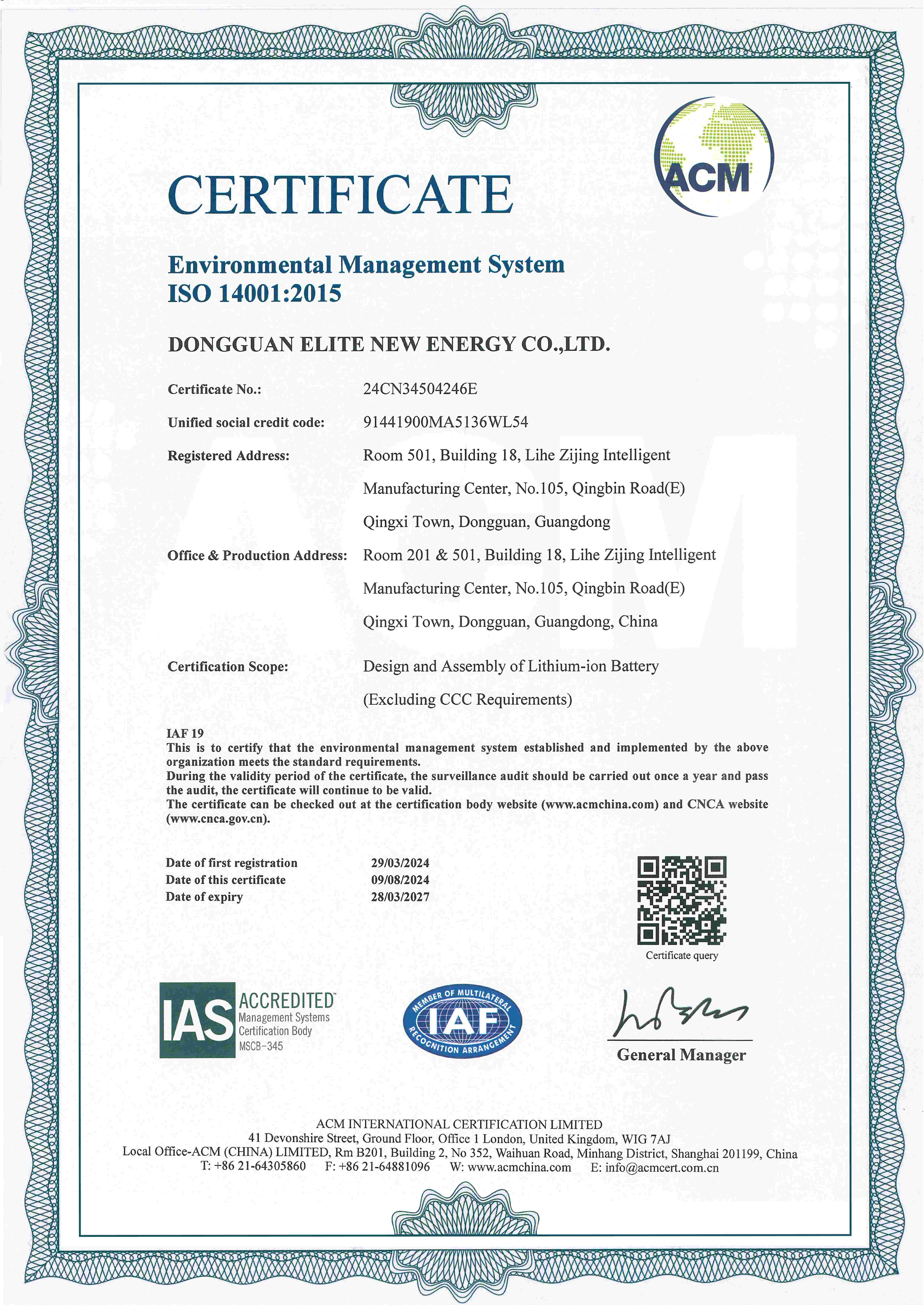 ISO 14001 ISO 14001